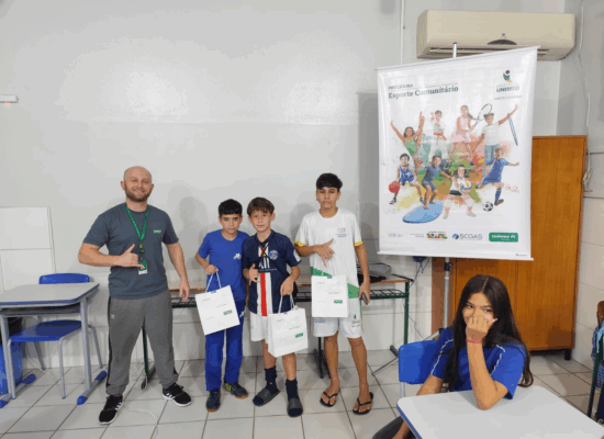 Oficinas para os alunos do Programa Esporte Comunitário – Filial Alto Vale
