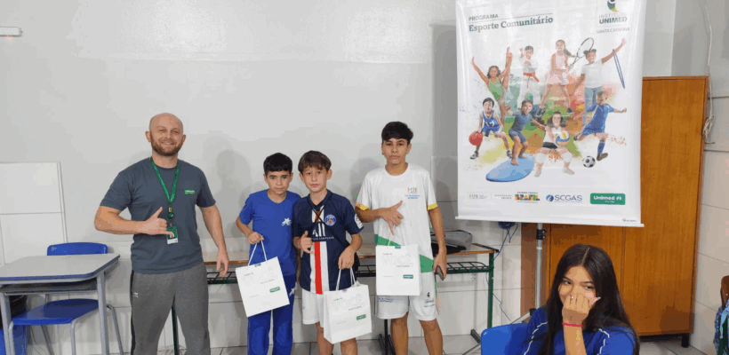 Oficinas para os alunos do Programa Esporte Comunitário – Filial Alto Vale
